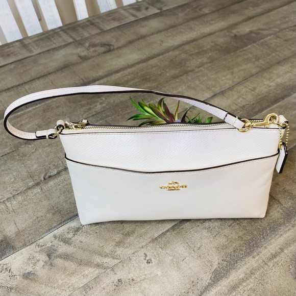 Coach Pebbled Leather Journal Shoulder Bag - Picture 3 of 10